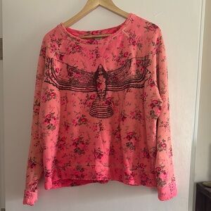 NWT Magnolia Pearl Floral Hawk Sweatshirt
